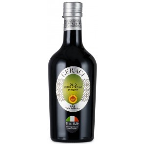 GERACI Olio extra vergine di oliva DOP ypač tyras alyvuogių aliejus 0.5 l