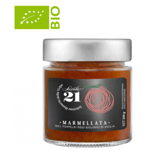 SECOLO21 Marmellta Biologica 100 % Pompelmi Rosa di Sicilia 230g